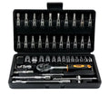 YIAD 1/4 Inch Wrench and Socket Set 46Pcs