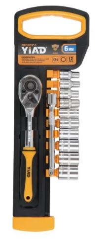 YIAD 1/4 Inch Wrench and Socket Set 12Pcs